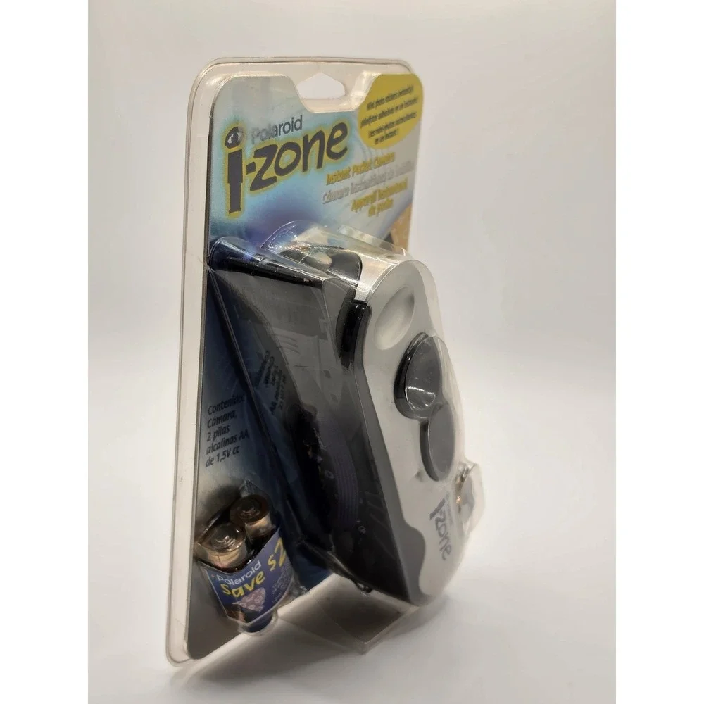 Polaroid i-Zone Instant Pocket Camera Silver Vintage 2001 New Sealed 0108-1-13-1